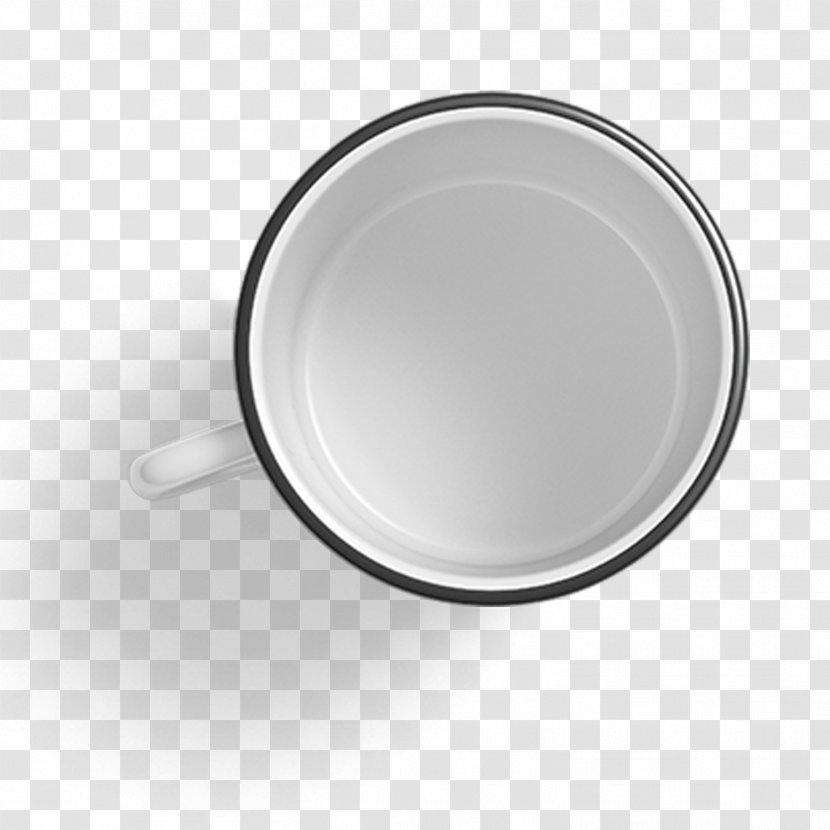 White Circle Ceramic - Tableware - Cup Transparent PNG