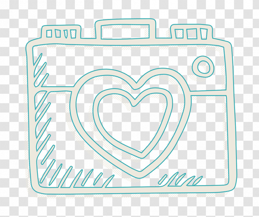 Photograph Icon Technology Icon Hand Drawn Love Elements Icon Transparent PNG