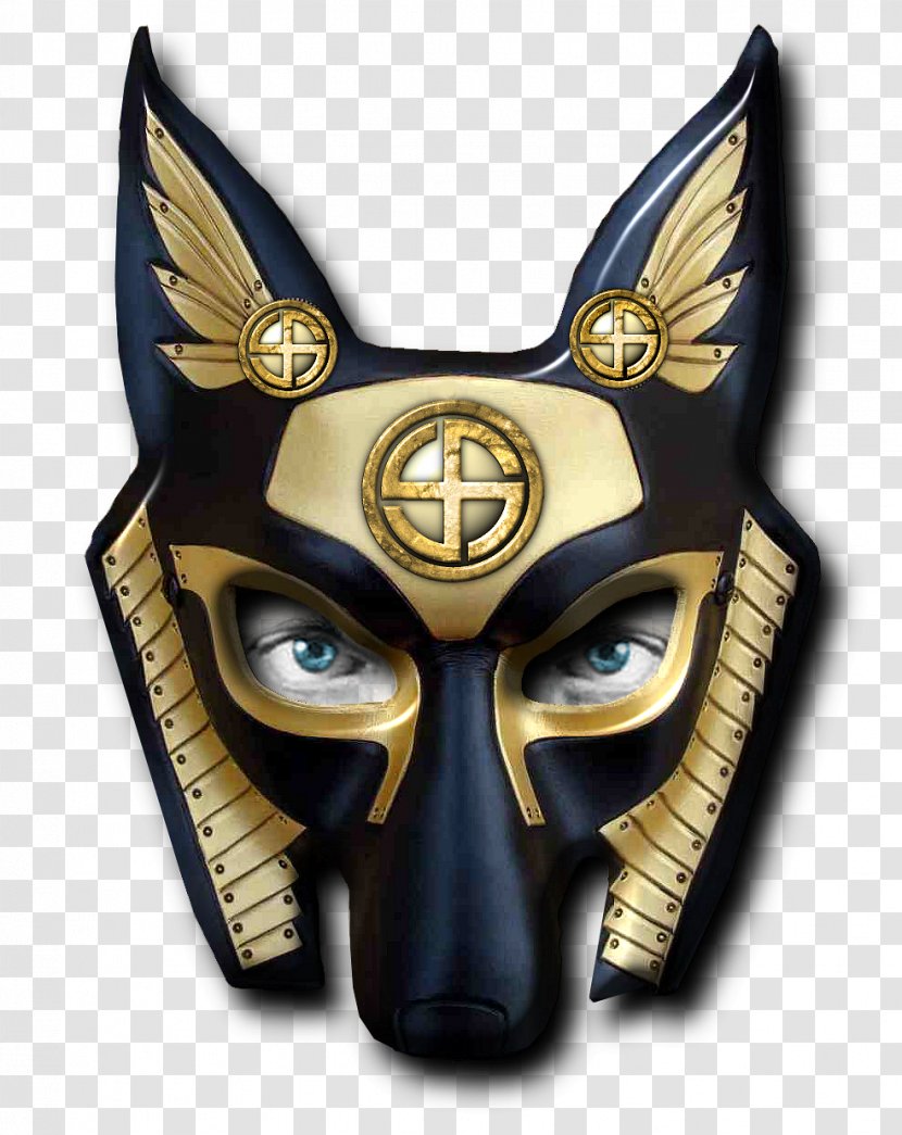 Death Mask Costume Anubis Traditional African Masks - Watercolor Transparent PNG