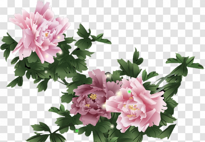 Peony Floral Design Dizi - Tree Transparent PNG