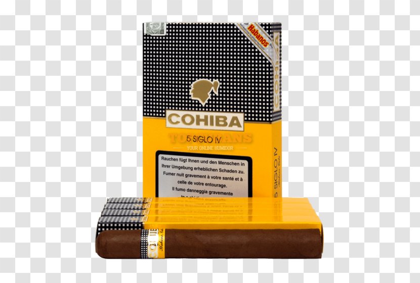 2nd Century Cohiba Cigar Vitola Habano - Box Transparent PNG