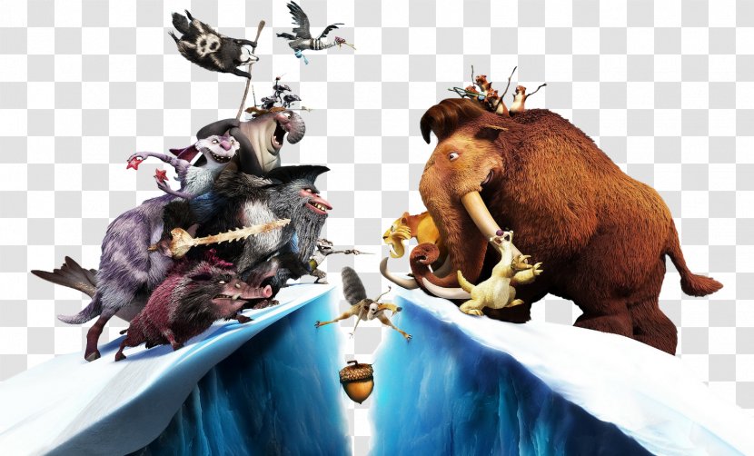 Manfred Sid Continental Drift Ice Age Film - Computer Animation Transparent PNG