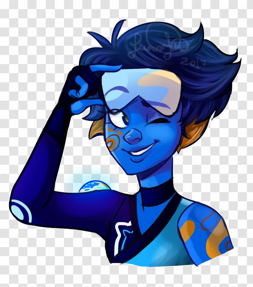 Illustration Clip Art Cobalt Blue - Fictional Character - Azurite Ecommerce Transparent PNG