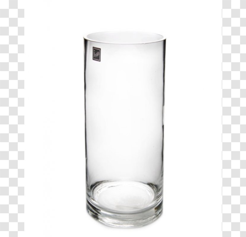 Highball Glass Vase Cylinder Hurricane Transparent PNG