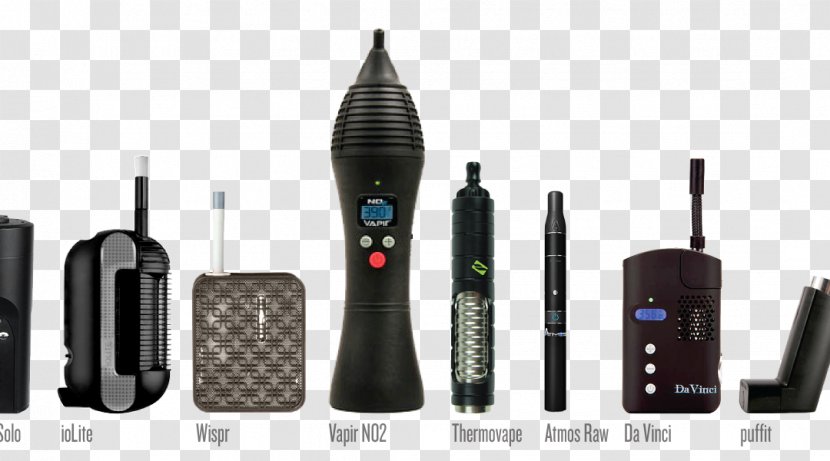 Vaporizer Cannabis Smoking Electronic Cigarette Medical - Microphone Transparent PNG