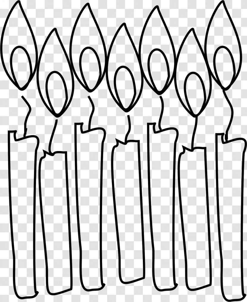 Birthday Cake Drawing Line Art Candle Clip - Silhouette Transparent PNG