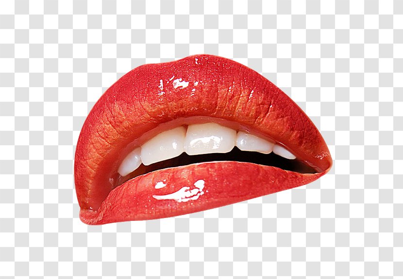 Lip Balm Lipstick Augmentation Red - Tongue Transparent PNG