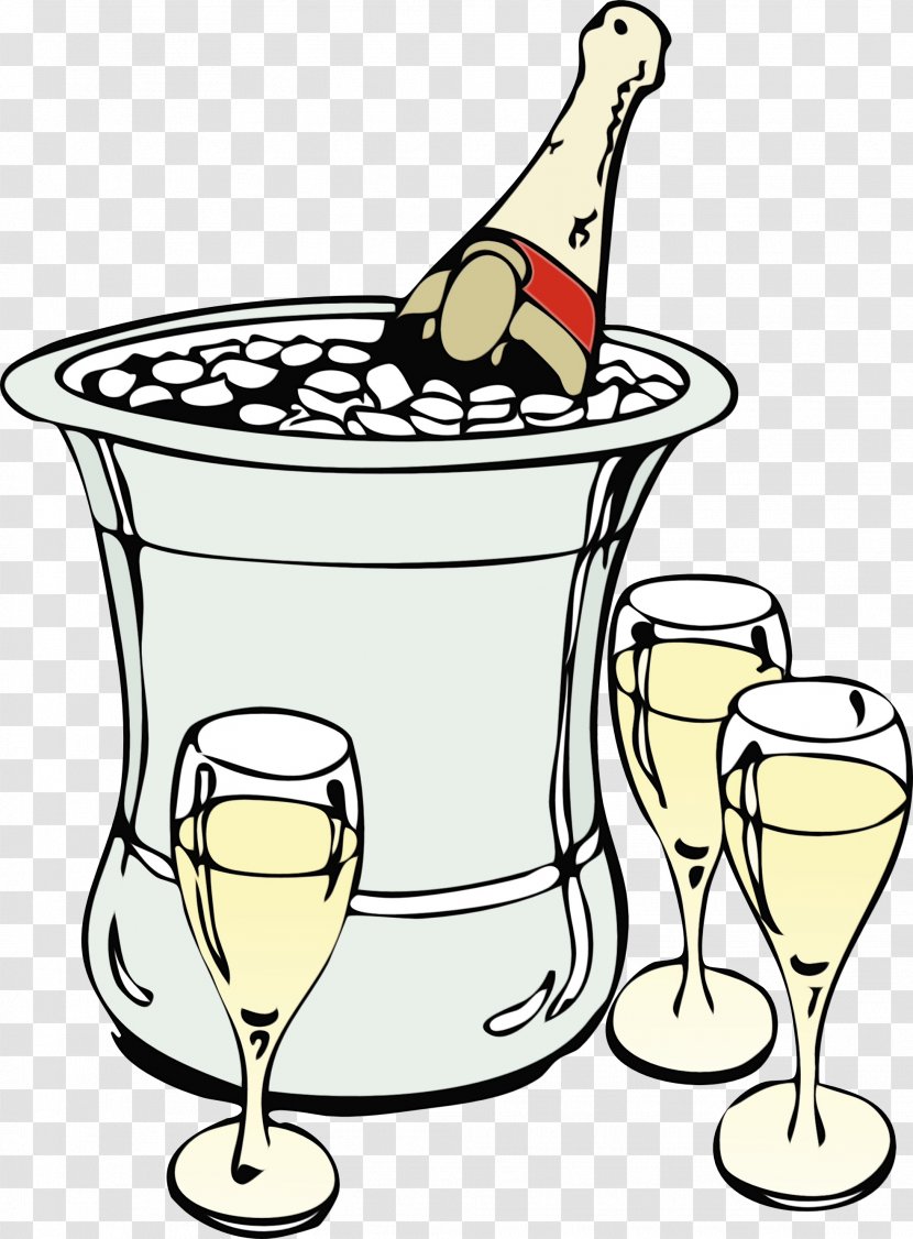 Drink Drinkware Tableware Glass Champagne Stemware Transparent PNG