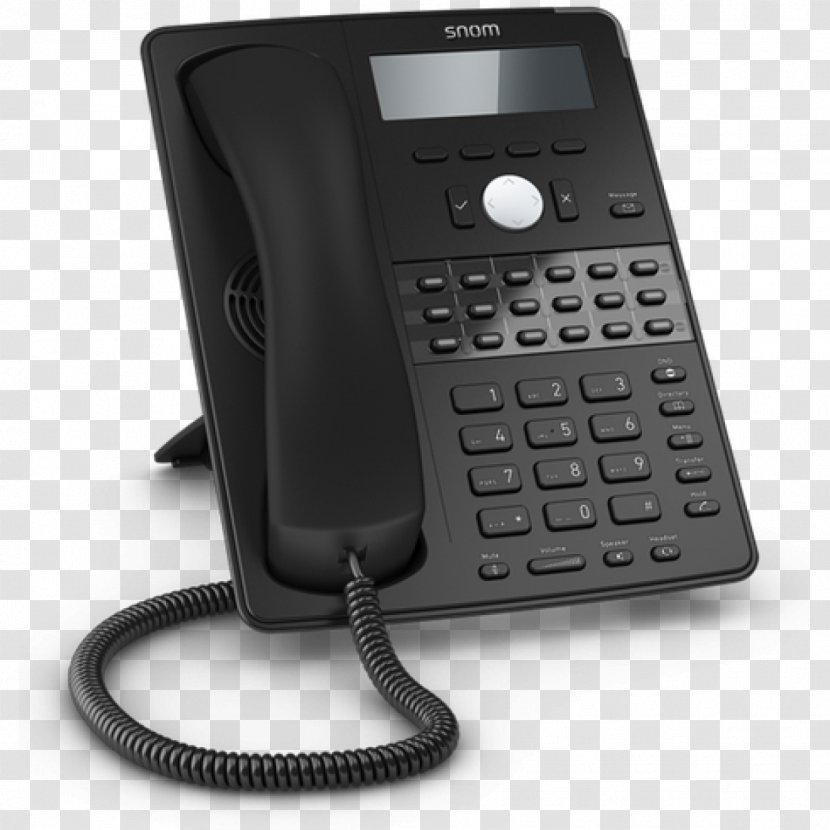 Snom D725 (3916) VoIP Phone Telephone - Electronics - Caller Id Transparent PNG