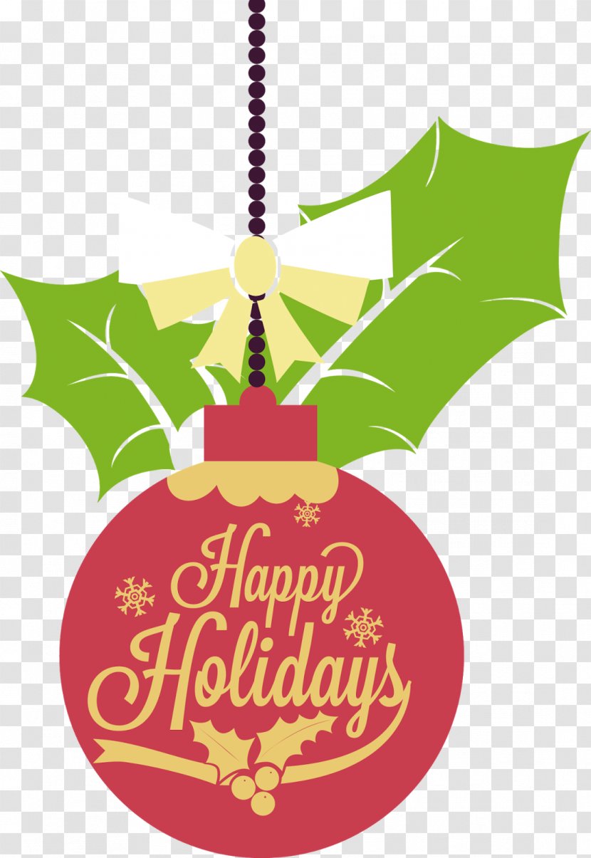 Christmas Ornament Tree Holiday - Decoration - Greeting Transparent PNG