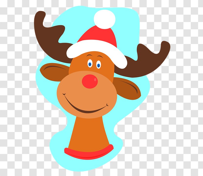 Reindeer Santa Claus Rudolph Illustration - Drawing - Colombia Tourist Attractions Transparent PNG