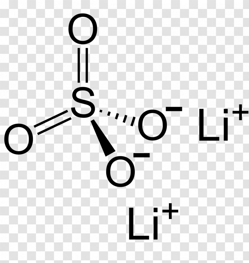 Lithium Sulfate Chemical Compound Bromide - Diagram - Sodium Transparent PNG