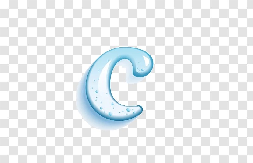 Drop Liquid Bubble - Blue Water Drops C Letters Transparent PNG