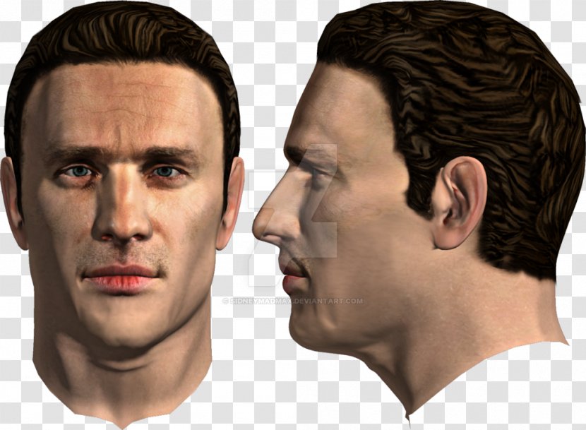 Andrew Lincoln The Walking Dead Rick Grimes Grand Theft Auto: San Andreas Video Game - Face Transparent PNG