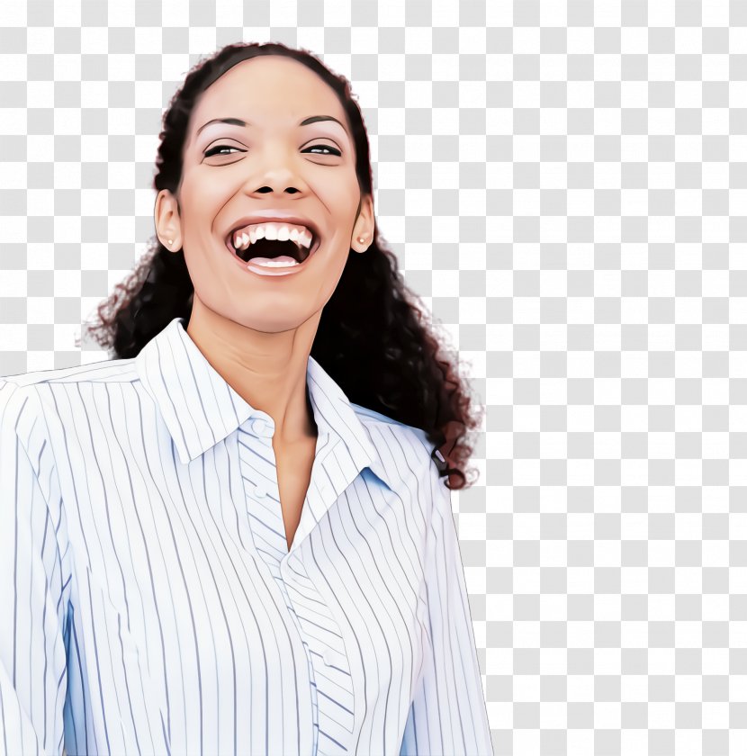 Facial Expression Gesture Smile Mouth Laugh - Tooth - Happy Transparent PNG