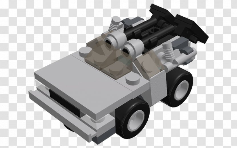 Motor Vehicle Product Design Machine Technology - Hardware - Delorean Comic Transparent PNG