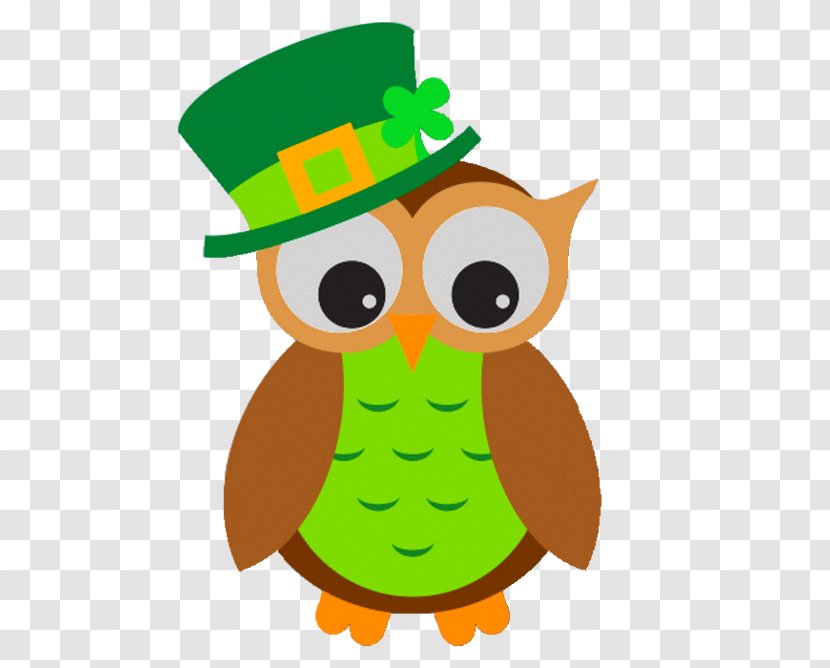 Owl Saint Patrick's Day State Patty's Clip Art Transparent PNG