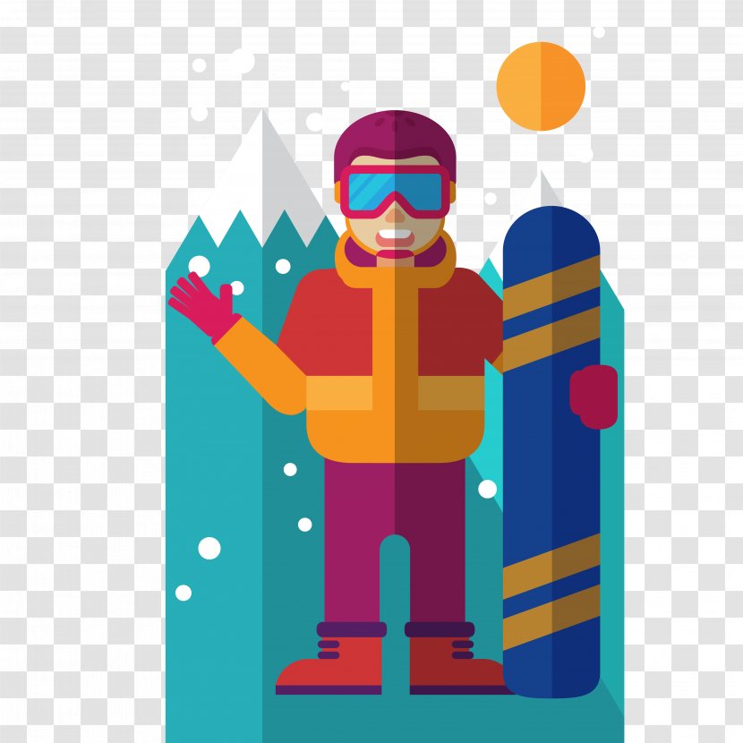 Winter Sport Skiing - Fictional Character - Sports Transparent PNG