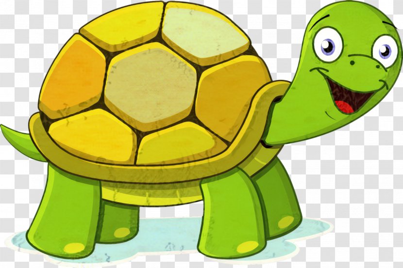 Clip Art Turtle Tortoise Openclipart Reptile - Yellow - Green Transparent PNG