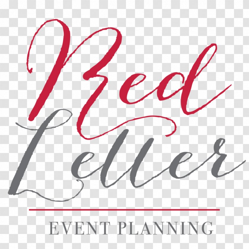 Art Red Letter Event Planning Wedding Cake - Frame - Management Transparent PNG