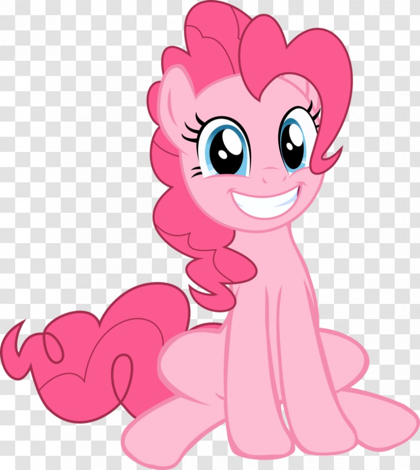 Pinkie Pie Applejack Twilight Sparkle Rainbow Dash Rarity - Heart - My Little Pony Transparent PNG