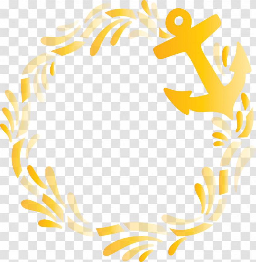 Anchor Frame Sea Frame Transparent PNG