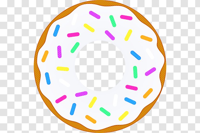 Sprinkles - Confectionery - Doughnut Yellow Transparent PNG