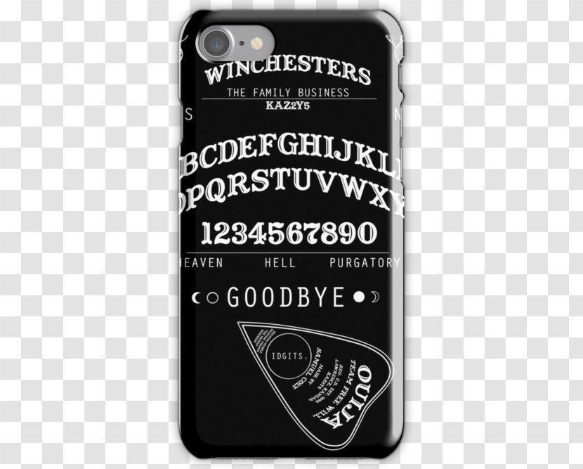 Ouija Apple IPhone 7 Plus Supernatural Laptop Text - Canvas Print Transparent PNG