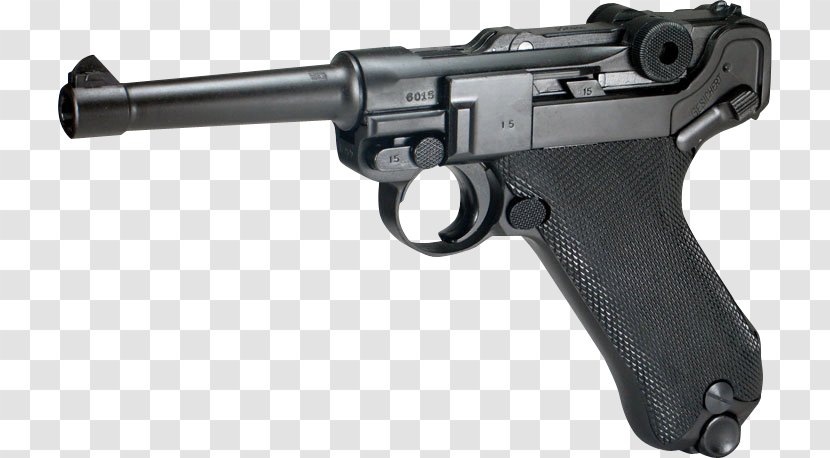 Luger Pistol 9×19mm Parabellum Weapon Firearm - Ranged Transparent PNG