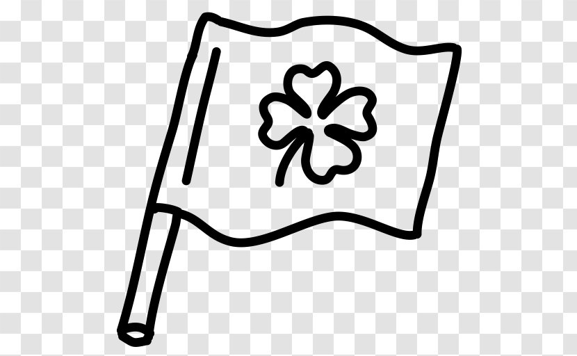 Flag Of Ireland Leprechaun National - Monochrome Photography Transparent PNG