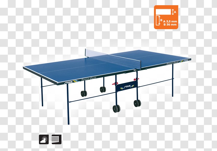 Table Ping Pong Stiga Tennis Sponeta Transparent PNG