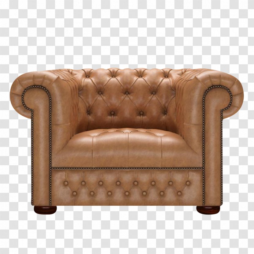 Club Chair Couch Leather Furniture - Hand Transparent PNG