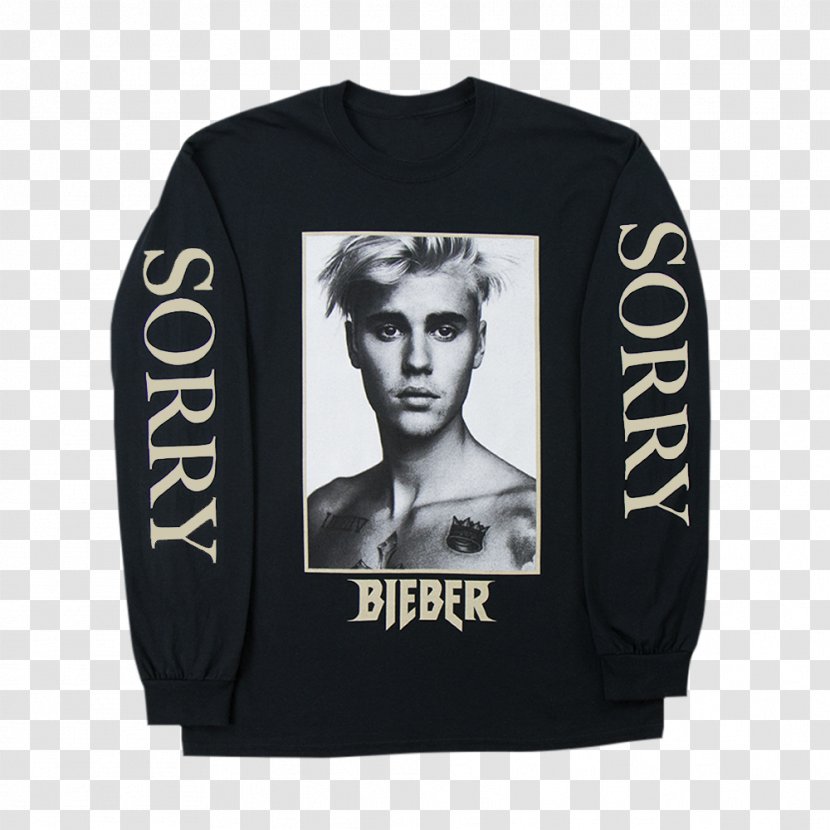 Justin Bieber Hoodie Purpose World Tour Long-sleeved T-shirt - Frame Transparent PNG