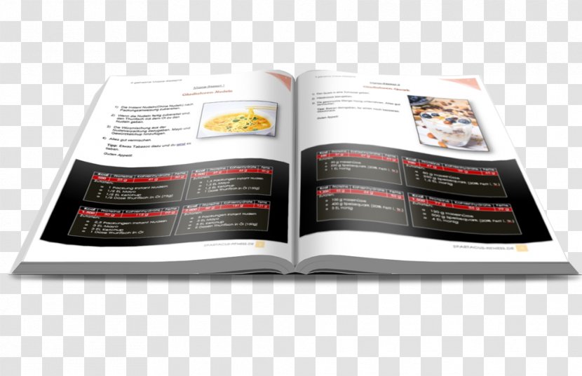 Mass Text Ernährungsplan Brochure - Industrial Design - Spartacus Transparent PNG