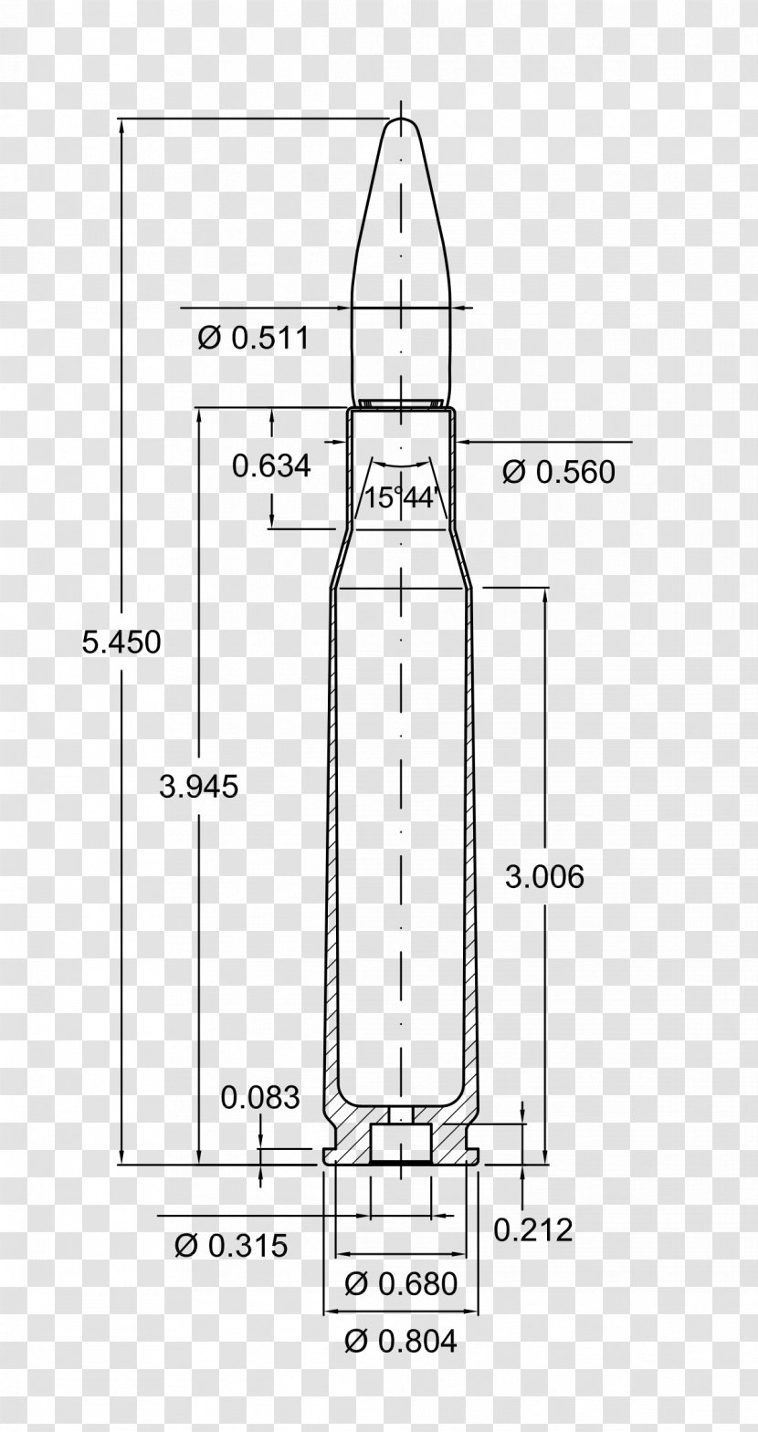 .30-06 Springfield .50 BMG Cartridge M2 Browning Caliber - Machine Gun - Bullet Points Transparent PNG