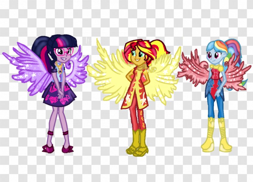 Artist Equestria Pony - My Little Girls Legend Of Everfree - Rainbow Wings Transparent PNG