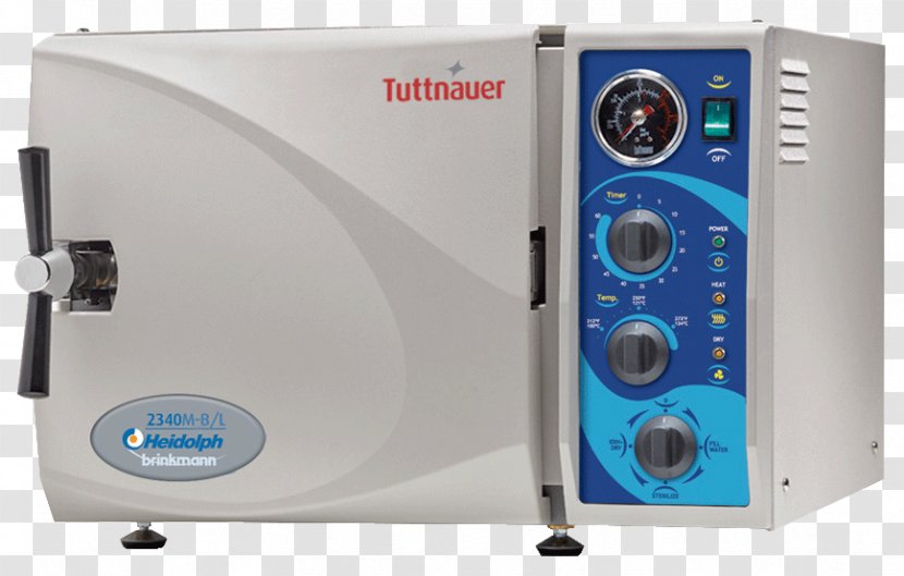 Tuttnauer 2340M Manual Autoclave Sterilizer 2540MK Kwiklave 2540M 3870M Large Capacity - Sterilization - Steam Sterilizations Only Transparent PNG
