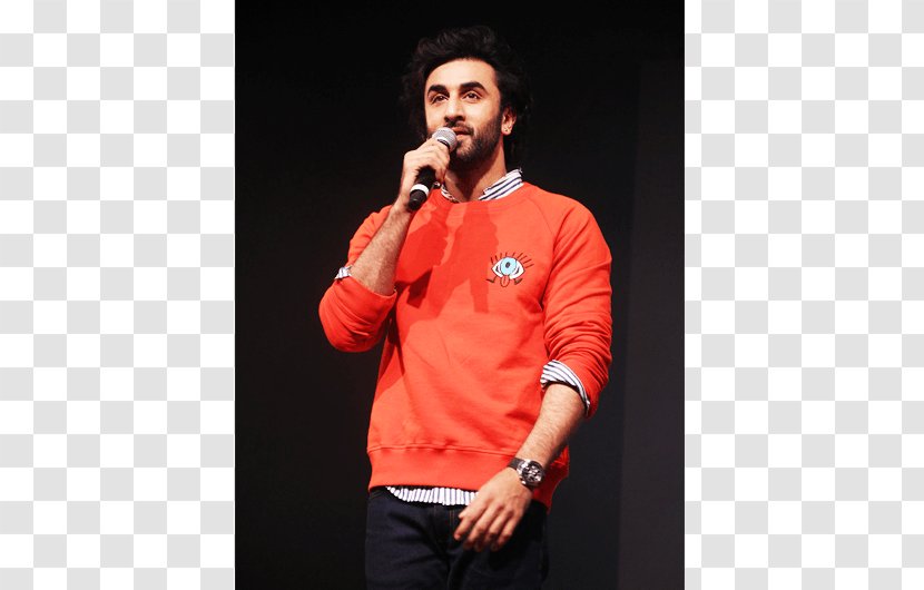 Microphone T-shirt Outerwear Jacket Sleeve - Tree - Ranbir Kapoor Transparent PNG