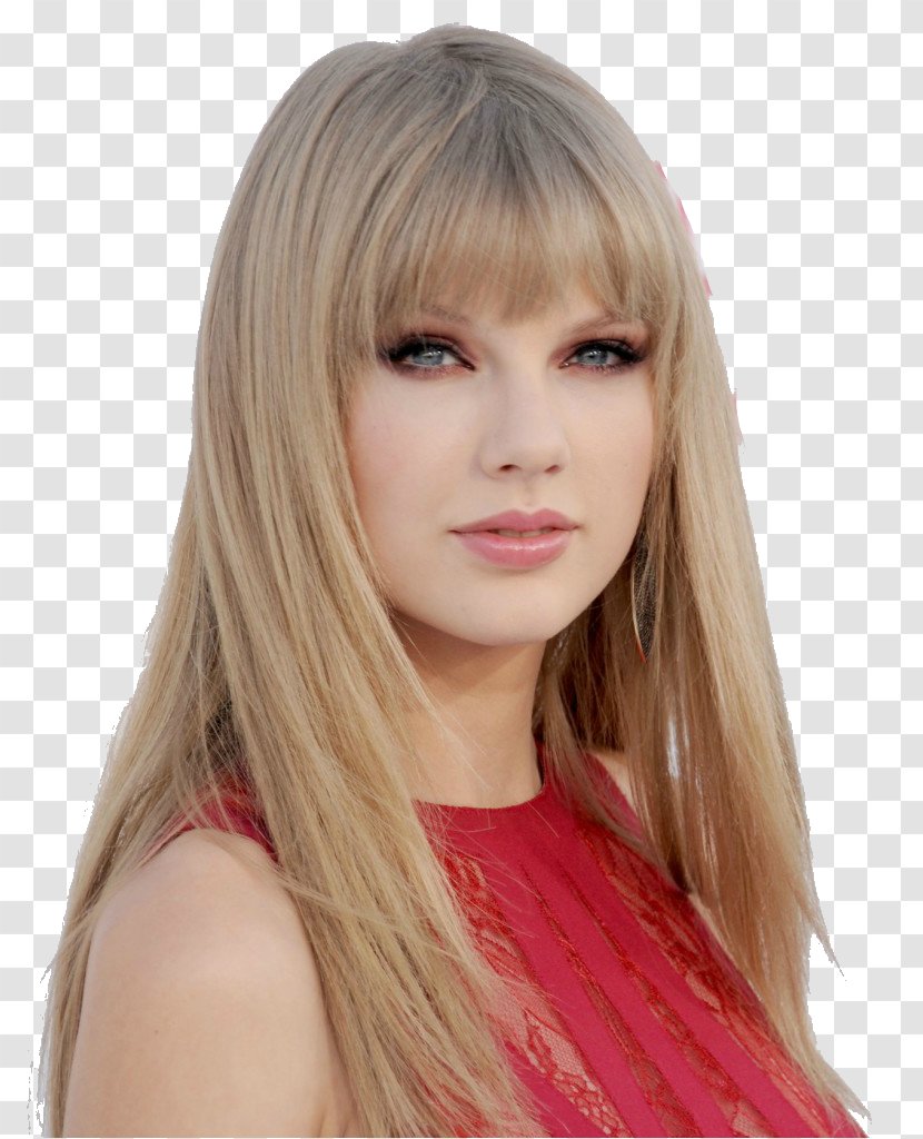 Taylor Swift Bangs Hairstyle Face - Frame Transparent PNG