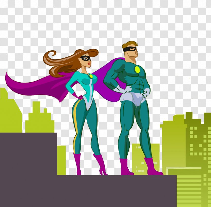 Superhero Female Illustration - Superpower - M Superman Supergirl Transparent PNG