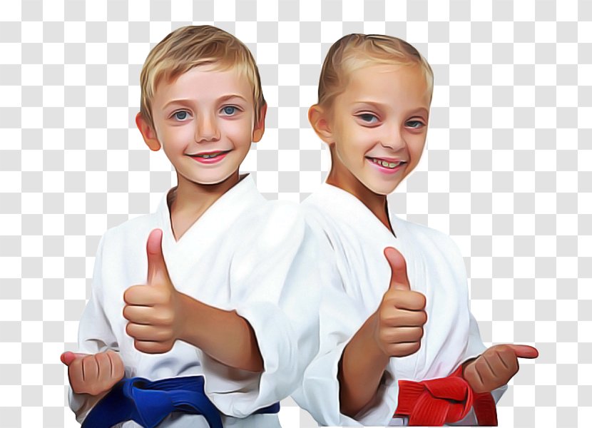 Martial Arts Uniform Karate Finger Taekwondo - Arm Gesture Transparent PNG