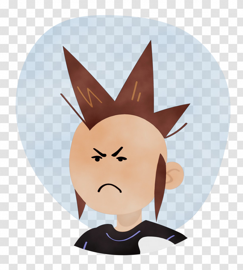 Cartoon Face Forehead Biology Science Transparent PNG