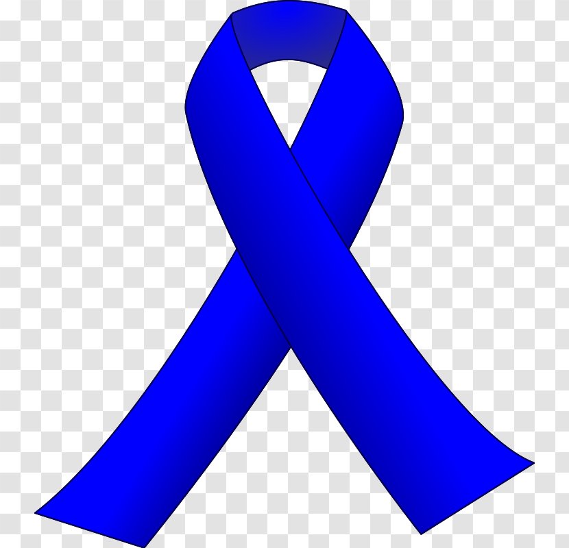 Black Ribbon Awareness Clip Art - Symbol - Blue Clipart Transparent PNG