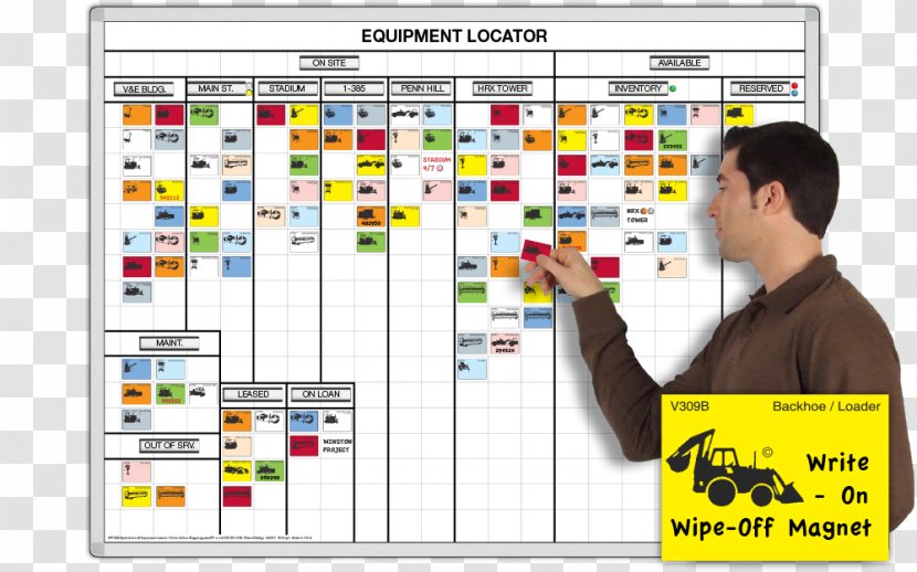 Visual Control Dry-Erase Boards Craft Magnets Schedule Management - Learning - Army Templates Transparent PNG