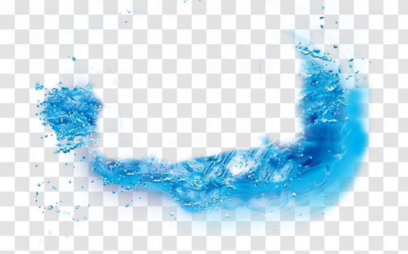 Special Effects Blue Advertising - Designer - Ice Transparent PNG