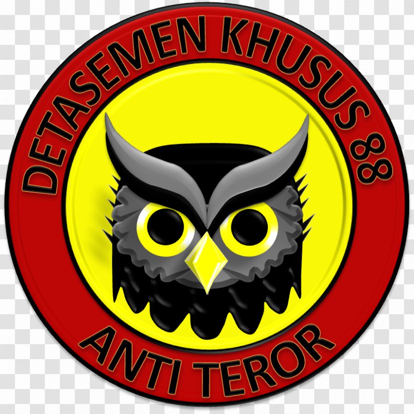 Indonesian National Police Detachment 88 Logo Mobile Brigade Corps - Constitution Of Indonesia - Owl Transparent PNG