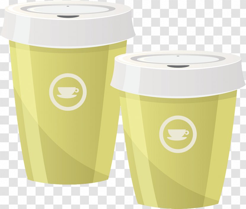 Soft Drink Coffee Cup - Designer - Vector Illustration Transparent PNG