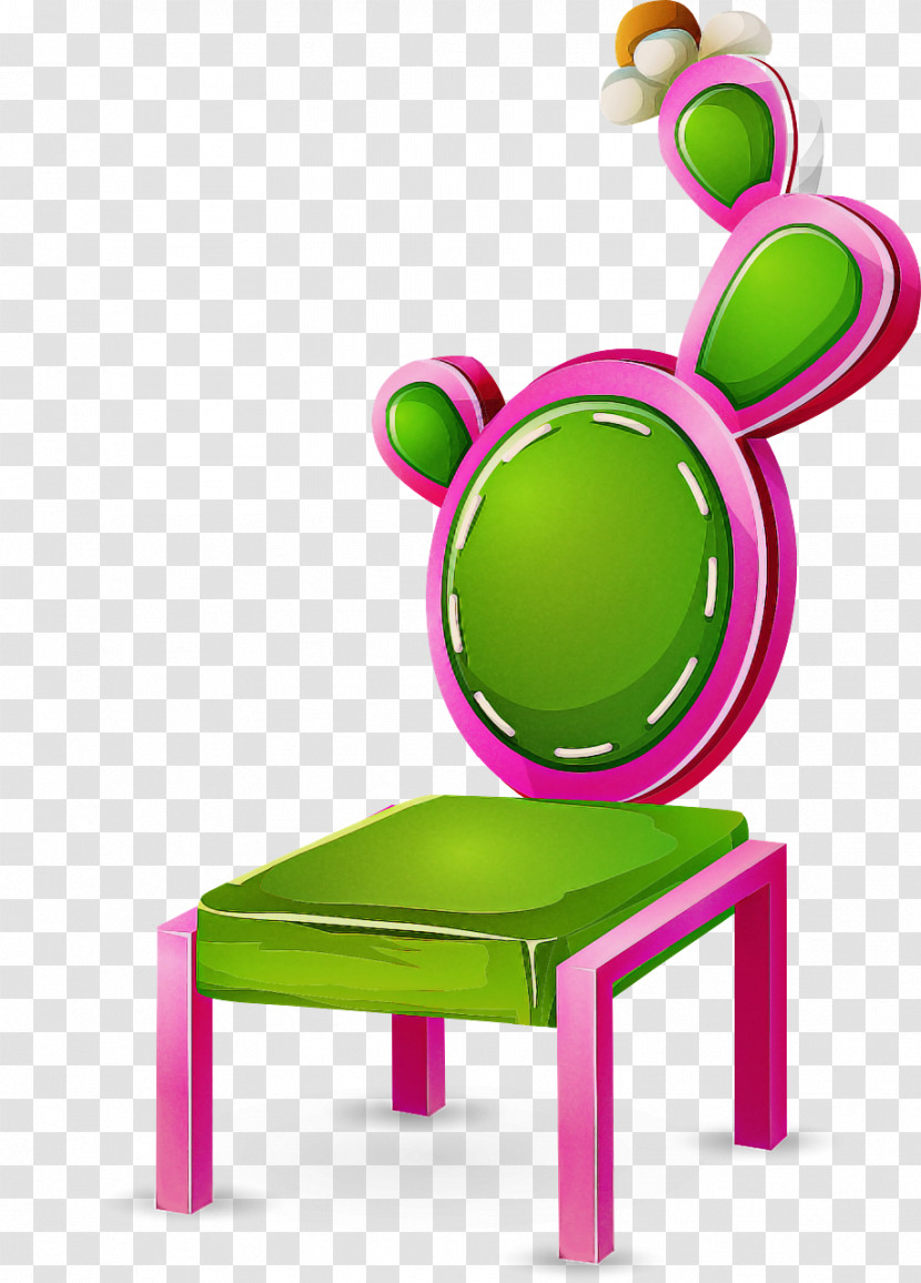 Chair Green Table Transparent PNG