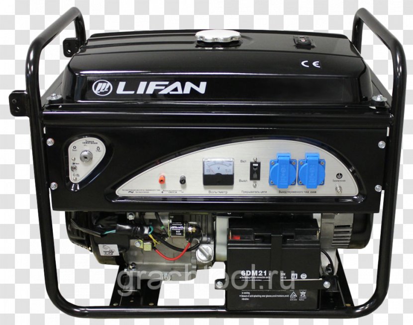 Electric Generator Lifan Group Engine-generator Petrol Engine Sales - Genergyru Transparent PNG