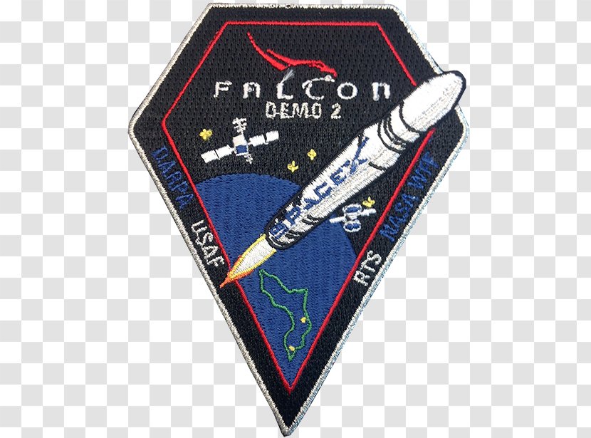 SpaceX CRS-1 International Space Station Mission Patch Falcon 9 - Recreation Transparent PNG